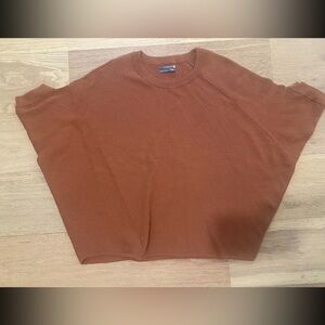 Anthropologie Womens asymmetric Brown Sweater size XS